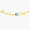 DazzJoy Ramadan Kareem Girlande Gold Blau, Glitzer Ramadan Deko Girlande Banner, Schloss Ramadan Mubarak Dekoration, Eid Mubarak Ramadan Girlanden für Lslamic Familie Festival Party,Ramadan Dekoration