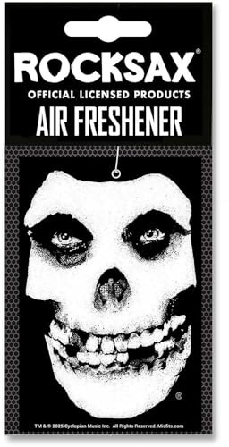 Rocksax Misfits Fiend Hanging Air Freshener – Long-Lasting Vanilla Car Air Freshener for Home & Office – Double-Sided Print Rock Band Memorabilia Car Fresheners
