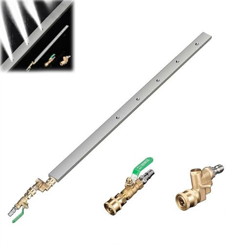 XIAOBAN Portable Radiator Cleaning Wand, 60CM Radiator Water Cleaner Wands, Water Tank for Pressure Washer, Radiator Pressure Washer Tool Fit for Household Cars,Trucks,RV Radiators