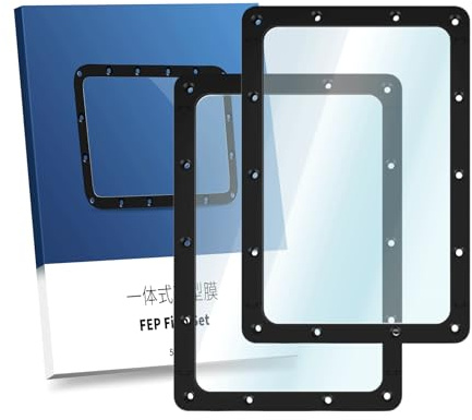 2 Stück FEP Folie for Anycubic Photon Mono 2K/4K/Photon D2/Ultra | 173×115,4 mm,vorinstallierte FEP Trennfolie,integriertes Design, schneller Austausch,FEP Folie mit hoher Lichtdurchlässigkeit