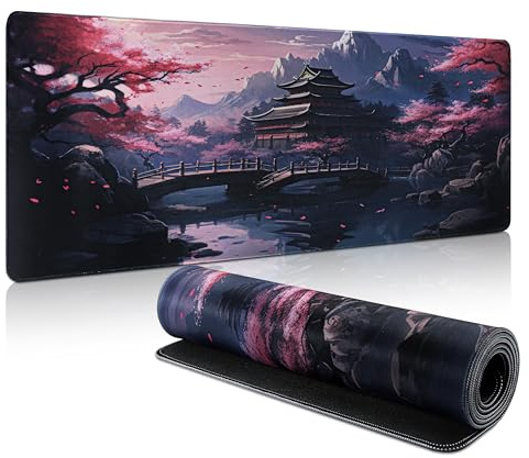 Yimomoyi Extra Large Gaming Mouse Mat 1200x400mm Oversize, Non Slip Mouse Pad, XXL Mouse Pad, Mouse Mat XXXL Extended, Desk Mat with Rubber Base, Mouses Pad Laptop for Office and Home (E)
