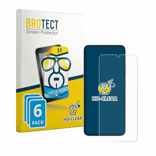 BROTECT 6 Stück Schutzfolie für Itel Zeno 20 Max Displayschutz Folie Made in Germany, Ultra-Klar