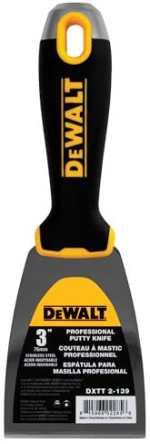 DeWalt 3 Putty Knife Stainless Steel w/Soft Grip Handle DXTT-2-139