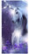 Jerry Fabrics License Sweet Home Mystisches Einhorn-Strandtuch