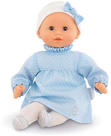 Corolle 9000100330 - Mon Premier Poupon Calin Marguerite Winter 30cm, Französische Puppe mit Charme und Vanilleduft