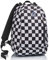 RUCKSACK INVICTA BLACK FANTASY, aus nachhaltigem Stoff, Geräumige Schultasche für Teenager, Mädchen & Jungen, 2 wechselbare Muster, für Schule, Sport&Freizeit, Doubleface; schwarz