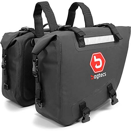 Satteltaschen Wasserdicht Kompatibel mit Kawasaki Vulcan S/Café Bagtecs WP6