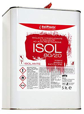 Primer alla pliolite per esterno. Ideale per guaina liquida su supporti bituminosi. 10 LT