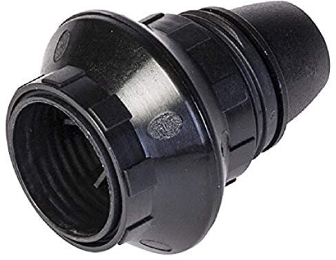 Poly Pool PP0488.2X Lampenfassung E14 2 Hülsen, schwarz