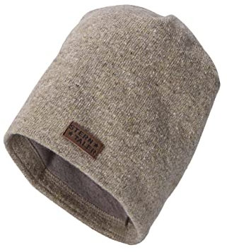 Sterntaler Baby Jungen Slouch-Beanie Melange Mütze - Kinderbeanie Gefüttert Mit Baumwoll Fleece - Beige, 49