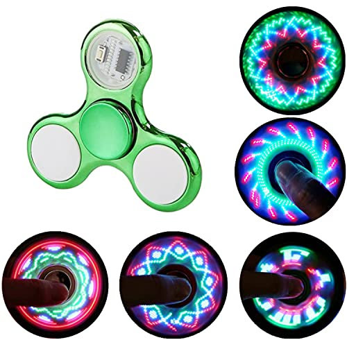 Leuchtende Fidget Spielzeug, Hochgeschwindigkeit Stressabbau ADHD Anti Angst Spielzeug für Erwachsene Kinder Autismus Fidget Toy