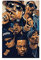 Poster Biggie Notorious 2pac Jay-Z N.W.A Hip Hop Legend Star Collage Leinwand Ölgemälde Kunst Wandbilder Wohnzimmer Wohnkultur Ost und West Rap Poster Leinwanddruck Kunst ungerahmt,50×70cm