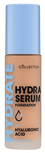 Collection Cosmetics Hydra Serum Foundation, Breathable Formula for Glowy Skin, 30ml, Toffee