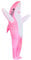IRETG Hai Aufblasbare Kostüm Halloween Kostüm für Erwachsene Blau Rosa Grau Tierkostüm Haifisch-Kostüm