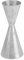 Jigger for Bartending,Double Cocktail Jigger,Jigger Premium Stainless Steel Leaf Striped Double Headed Cocktail Cocktail Club Jigger Cup for Bar(30/60ml Leaf Pattern)