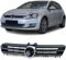 Sport Kühlergrill Schwarz Glanz mit Chromleiste für VW Golf 7 auch GTI 12-17