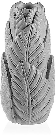 Youartme Deko Vase 110 x 110 x 230 mm - Modern Vasen Deko Hohe - Aesthetic Flower Vase - Beton Dekovasen - Dekovase Hoch - Dekoration für Innenbereich