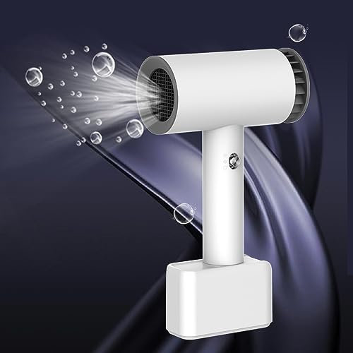 ZZYYZZ Sèche-Cheveux sans Fil, sèche-Cheveux Rechargeable sur Pied avec Batterie au Lithium 15600 mAh, sèche-Cheveux de Voyage Portable à air Chaud/Froid, pour Les Soins des Animaux