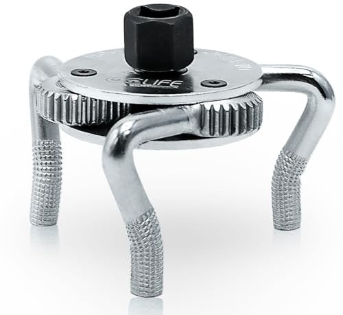 CCLIFE Clé De Filtre à Huile 3 Bras Pour Diamètre 69-136mm Outils Démontage De Voiture Universel