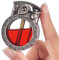 OLELY Retro kerosin feuerzeug Vintage Benzin feuerzeuge transparentem sichtbarem Tank wiederverwendbares Grabenfeuerzeug for die Sammlung Dekoratives einzigarti (Color : Silver)