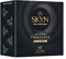 SKYN Unknown Pleasures + : Boîte de 42 préservatifs masculins sans latex / 6x texture intensément perlée, 24x goût de cocktails, 6x ultra-fins et ultra-doux, 6x effet chauffant