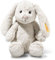 Steiff Kuscheltier Light at Night Hoppie Hase, Süßes Stofftier mit Kunststoffaugen, Kinder, Jungen & Mädchen, Friends, Plüschtier 28 cm, Hellgrau, 081026