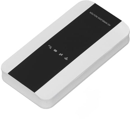 Hotspot WiFi Mobile 4G LTE, Router Cordless di Rete Portatile USB da 300 Mbps con Slot per Scheda SIM e Batteria da 3000 MAh, Supporta 10 Utenti Edizione Asiatica UE per Telefono