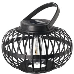 48342 Pauleen Solarlaterne Bliss IP44 2700K 7lm Schwarz Solarleuchte