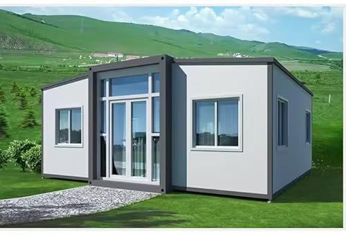 Piccola casa prefabbricata espandibile di lusso da 9,1 m per vivere in 1 bagno, 1 camera da letto e 1 cucina per piccole famiglie. Isolata con scaldabagno gratuito Piccola casa sul retro, mobile,