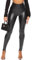 Navneet Lederhose Damen Lederleggings Push Up Leder Leggings Latex Hose Lederimitat High Waist Wetlook Sexy Festival Schwarz Matt M