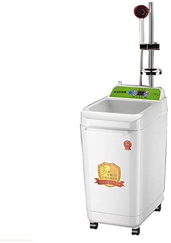 YYUINU 2000W Smart Durchlauferhitzer Garten,Camping Dusche,Intelligentes LCD-Panel, 24-Stunden-Termin, Antibakterielle UV-Lampe, Anzug Aus Edelstahl 304,100L