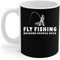 Fly Fishing - Vintage Fly Fishing Fisherman Fishing Lover Travel Mug Tea Mug Colorful Porcelain Mug Personalised Coffee Cups Novelty Gift for Home Women Men 330 Ml