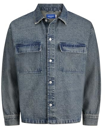 JACK & JONES Jormeadows Denim Overshirt Ls