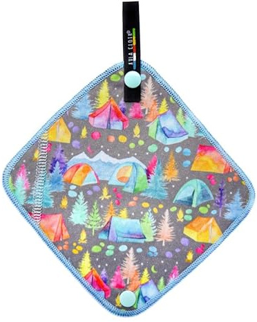 KletterRetter Kula Cloth – Antibakterielles Hygienetuch für Outdoor & Reisen – Wiederverwendbares Toilettentuch – Nachhaltig, Waschbar und Geruchsneutral (Campsite Dreams)