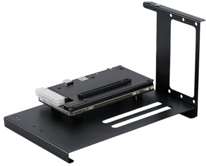 PUSOKEI Externe Grafikkarte Dock Kompatibel mit Thunderbolt 3/4, EGPU -Gehäusedockstation mit SFX -Klammer, USB 4.0 und ATX 24 -Pin -Anschluss