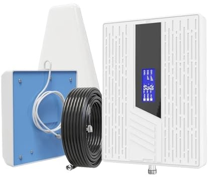 XGKEYQOHSV Kit de Antena amplificadora para Red móvil, Aumenta el Alcance y la Cobertura de la señal 4G.
