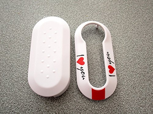 Car Passion Guscio Chiave Fiat I Love You 500 Cinquecento Punto Panda Bravo 500L Lancia Cover Logo scocca