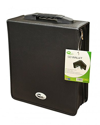 Neo Media Faux Leather Carry Case for 240 CD - Black