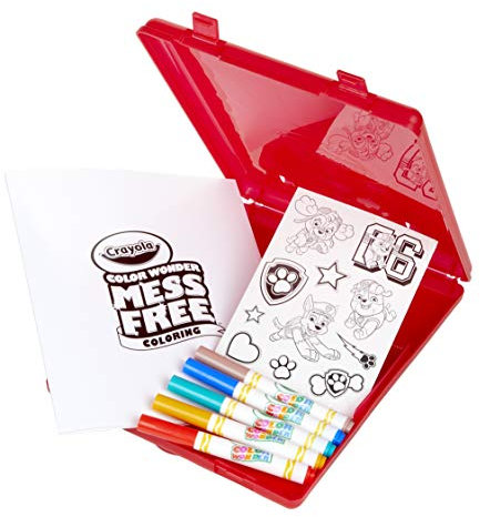 CRAYOLA Color Wonder, Paw Patrol Coloring Book, Travel Coloring Kit, Gift for Kids 3, 4, 5, 6