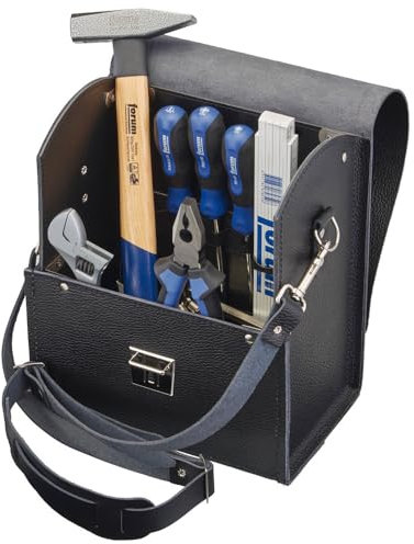 Ecoll Forum Werkzeug-Tasche Leder 280 x 140 x 210 mm (Tasche Werkzeugtasche) Innenmaße B x H x T: 210 x 140 x 280 mm/Volumen ca.: 8 l
