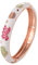 UJOY Emaille-Armreif für Frauen, handgefertigtes Blumenarmband für Damen, Vintage-Schmuck, Geschenk, mehrteilig, lila, Valentinstag, Liebesarmband mit Armband-Boxen, Andenken, Kupfer-Gold,