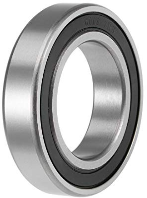 sourcing map Rillen Kugellager 6009-2RS Z2 Doppelt Geschirmt Kohlenstoffstahl 45mm X 75mm X 16mm