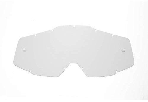 Seecle.it SE-41S201-HZ Transparentes Ersatzglas kompatibel für Motocross-Brille/Brille 100% Racecraft/Strata/Accuri/Mercury NICHT KOMPATIBEL FÜR DIE 2. GENERATION