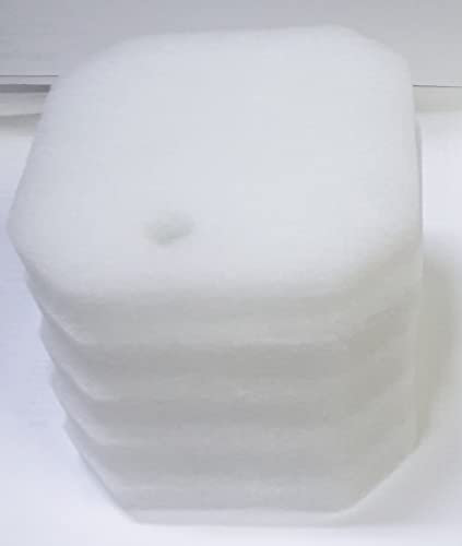 Steppan 5 Stück Filtervlies 25 mm dick für Eheim Experience + professionel 150+150 T+250+250T / 2222, 2322, 2224, 2324