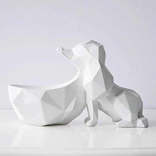 ZTIANEF Statuen Beagle Candy Box Dekoration Lucky Dog Scheibentür Schuhschrank Schlüssel Tier Aufbewahrungsbox Home Decoration-B_As_Shown