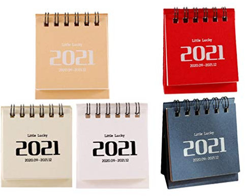 5st Kleiner Tischkalender Für Das Neue Jahr Monatlicher Flip-desktop-kalender 2021 Chinesisch Zeitplanungskalender 2021 Monatlicher Tischkalender Notizblock Spule Papier China Büro