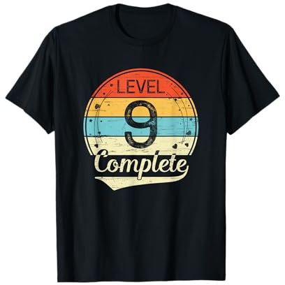 9th Wedding Anniversary for Him and Her - Level 9 Complete T-Shirt