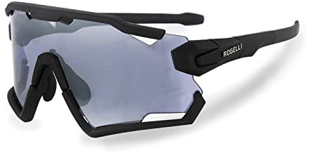 Rogelli Switch Sportbrille Unisex - Fahrradbrille - Schwarz - Größe ONE SIZE