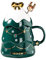 Weihnachtstassen Tassen mit Löffel Becher Keramik Weihnachtsbaum Kaffeetasse Merry Christmas Kaffeebecher Weihnachtsmotive Weihnachtsdekor Geschenk & Geschenkidee
