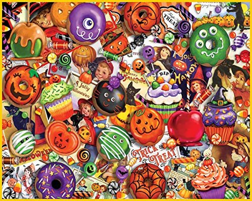 White Mountain Trick or Treat Halloween Sweets 1000 Piece Jigsaw Puzzle